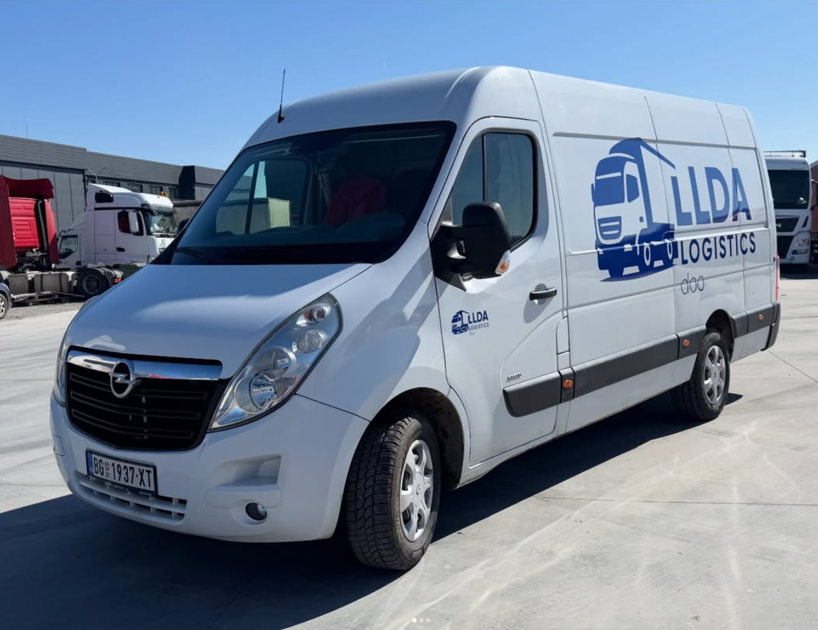 LLDA Logistics dostavno vozilo za domaći transport